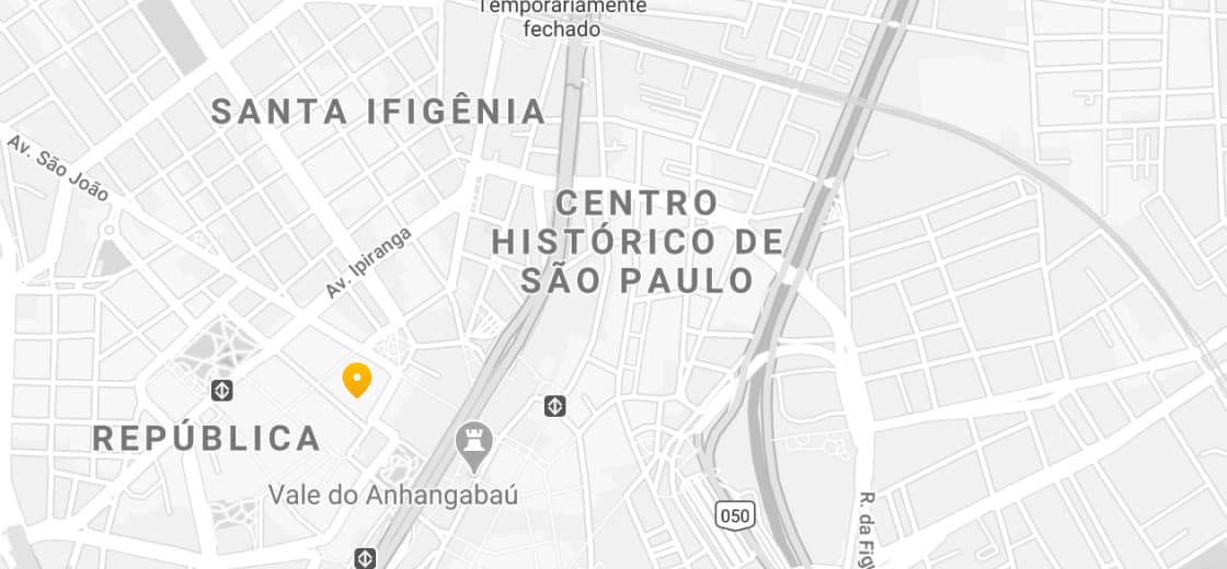 Mapa marcando o esdereço em Rua Ali Perto, 25 São Paulo- SP